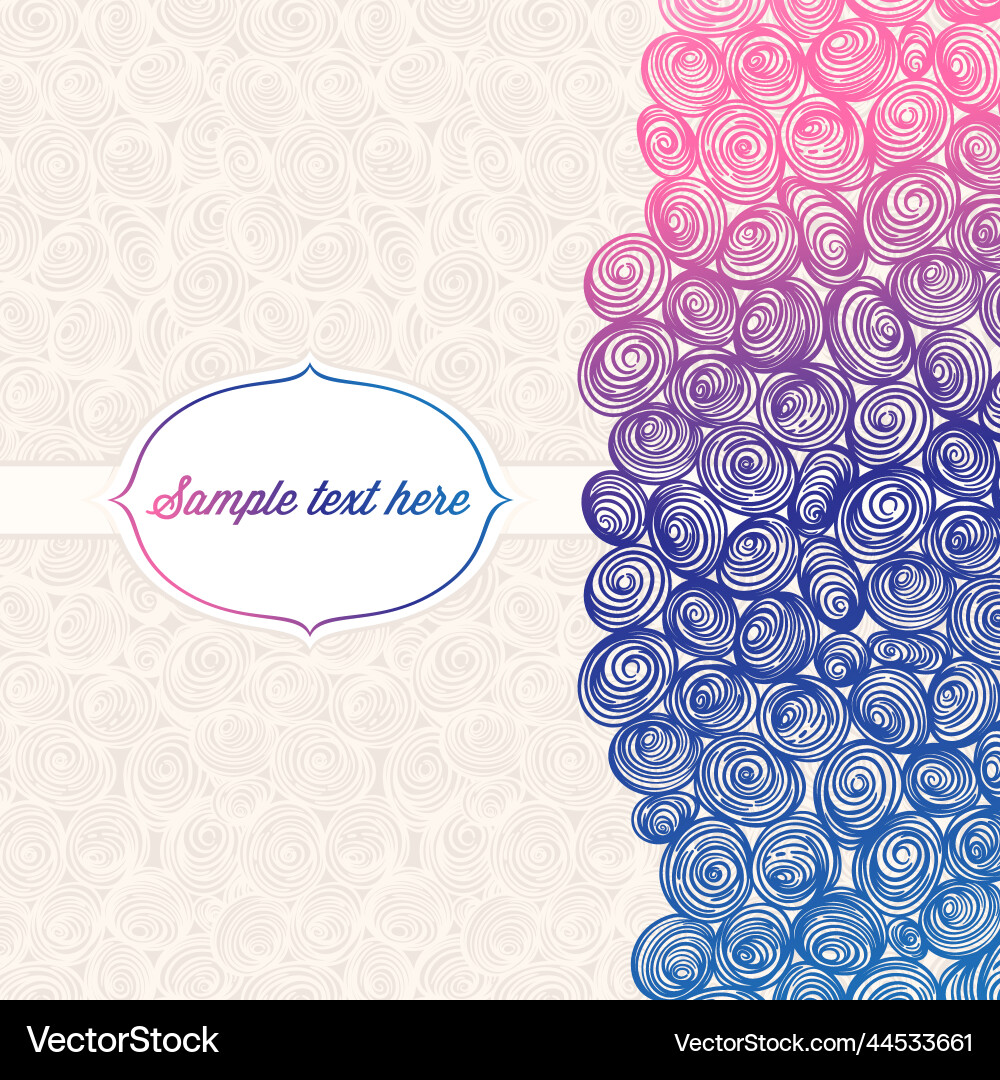 Colorful Abstract Pattern Background Vector Image