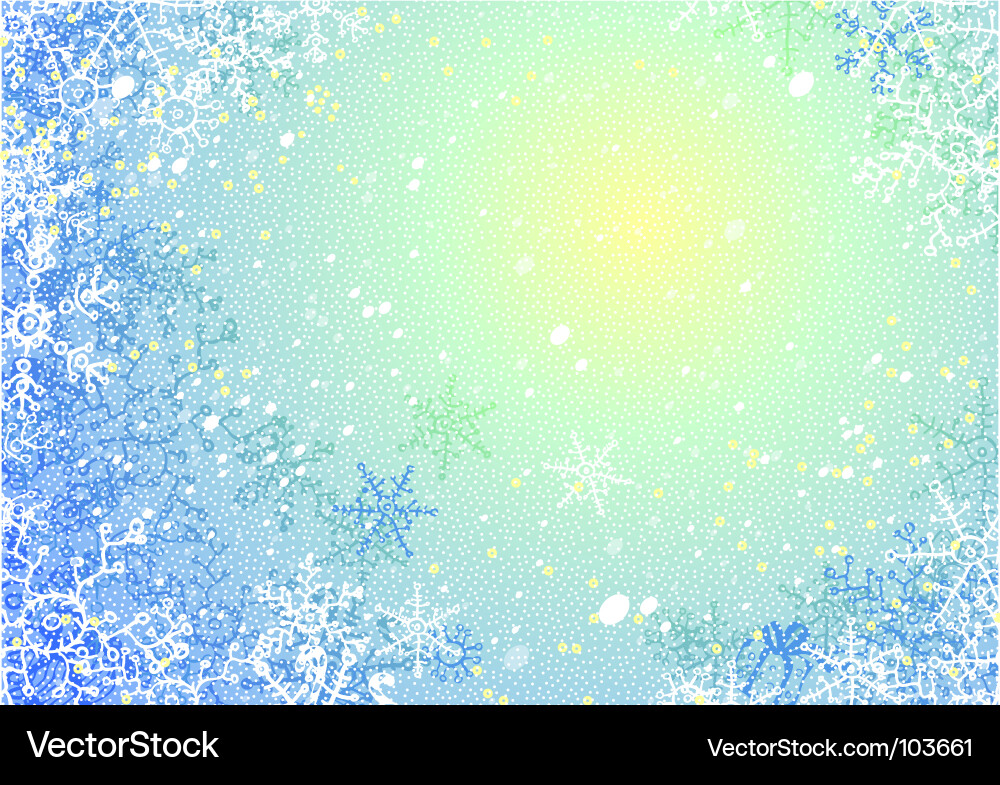 Frosty background vector image