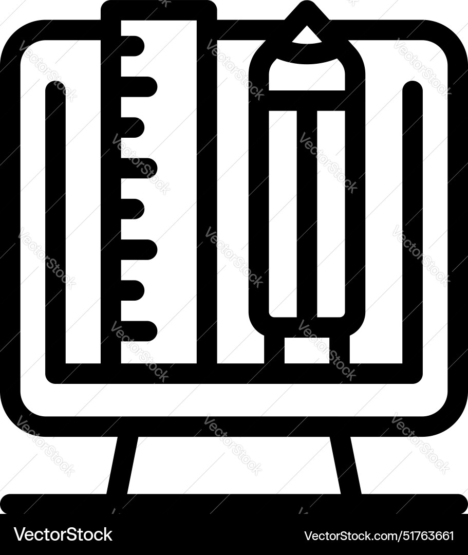 Graphic designer using computer for project Graphic designer using computer for project vector image