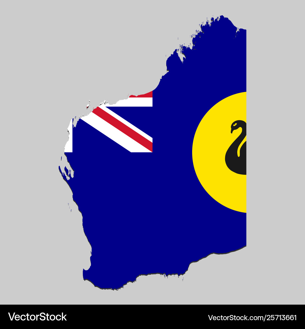 Map with flag Map with flag vector image