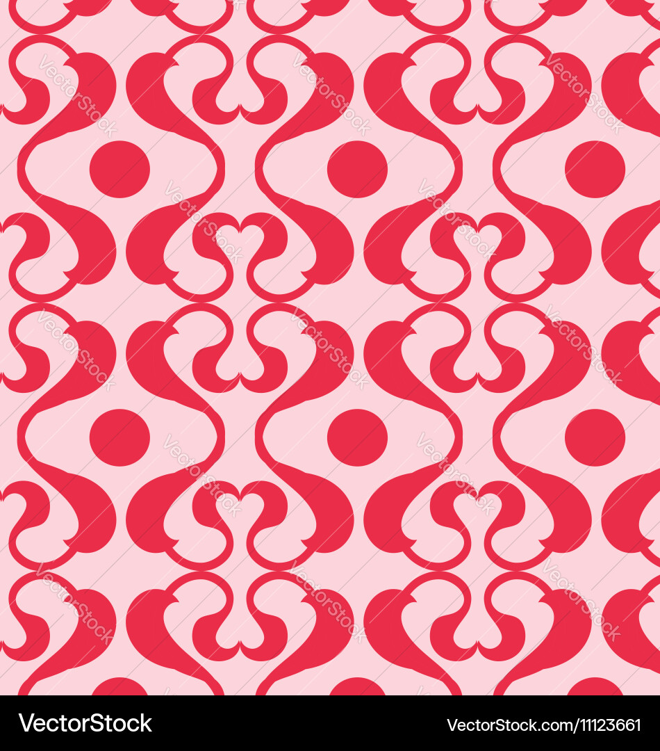Red patterns Vector Image