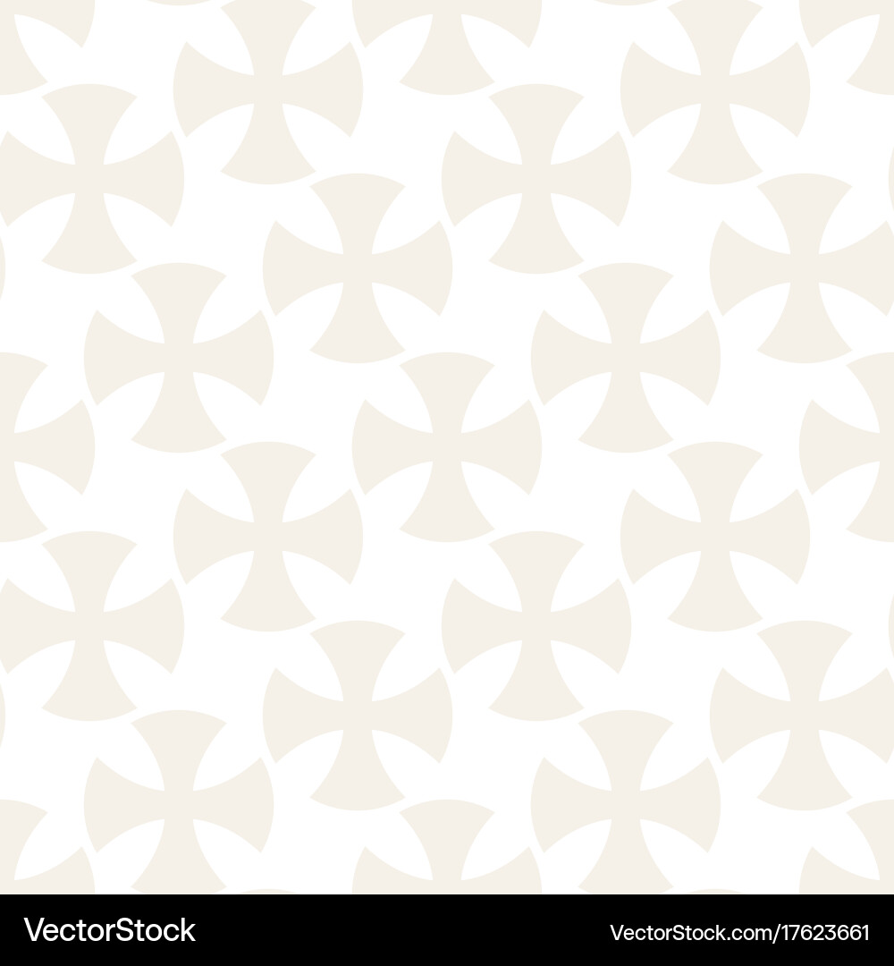 Seamless subtle cross lattice pattern abstract vector image