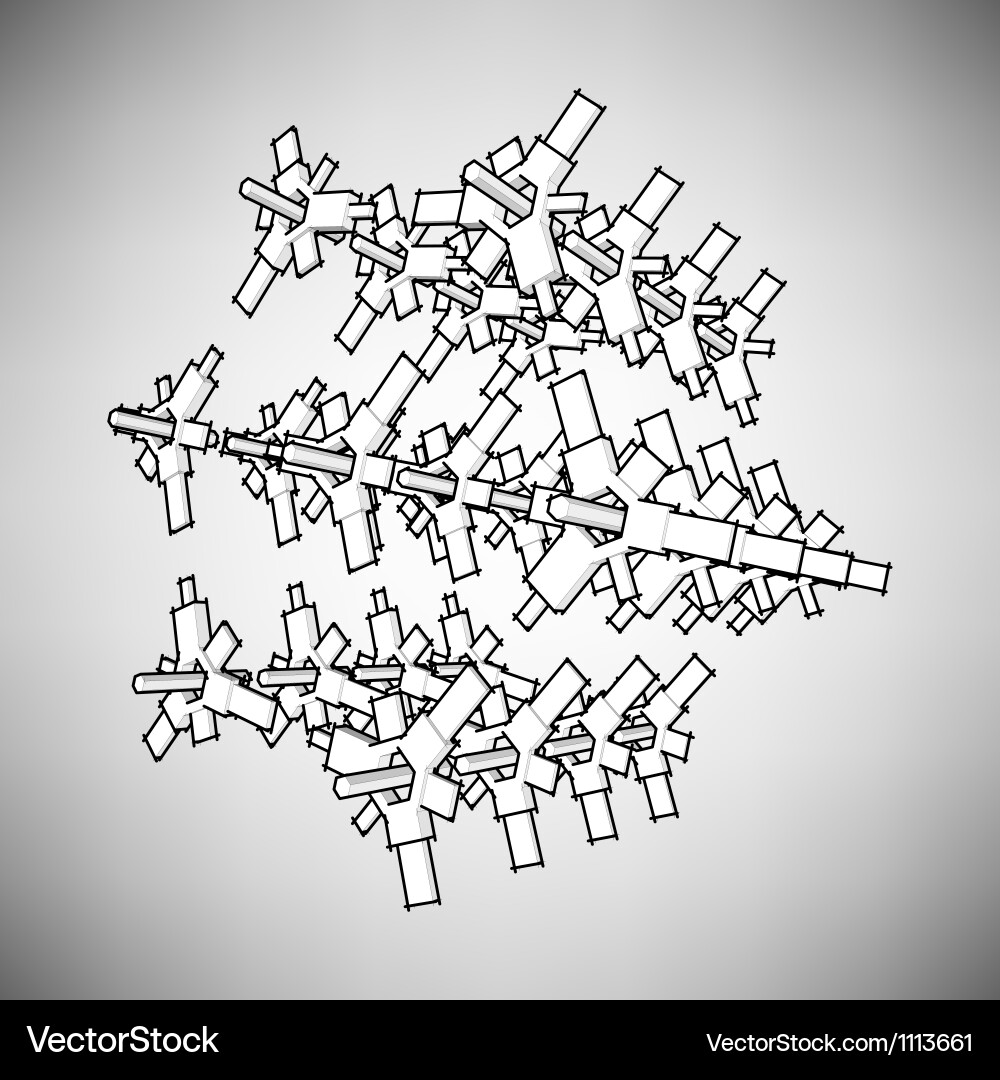 Sketch of an abstract architecture vector image