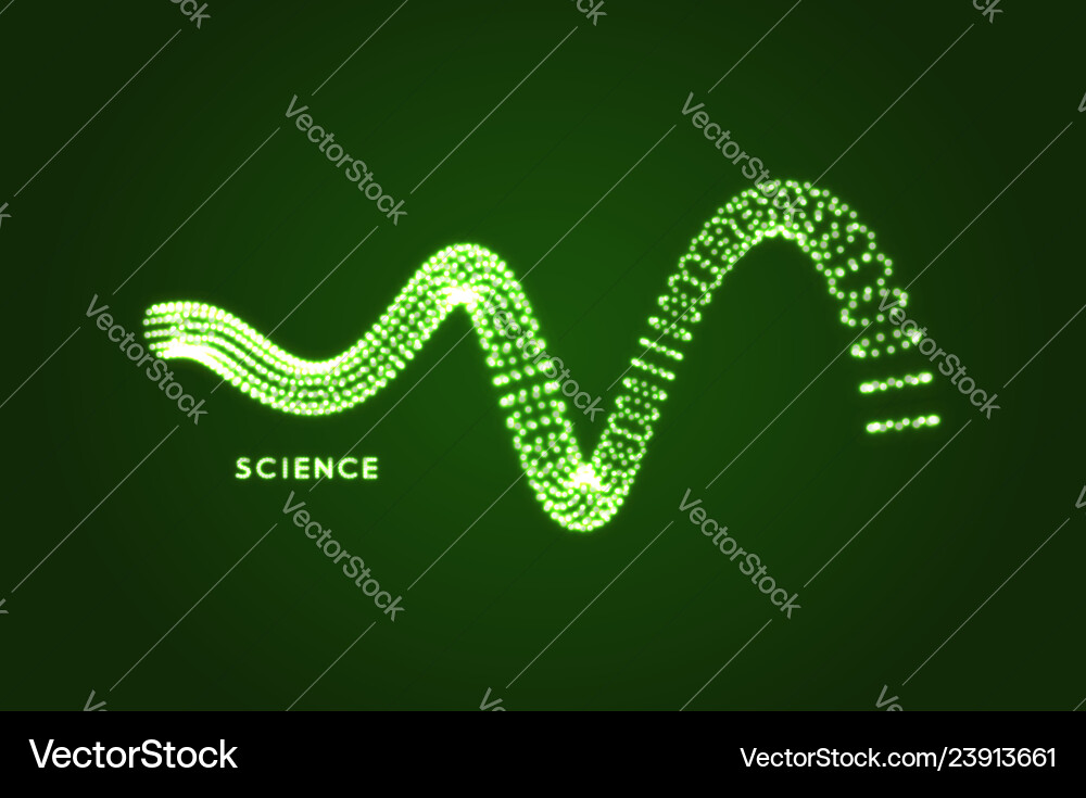 Spiral connection structure abstract grid design Vector Image