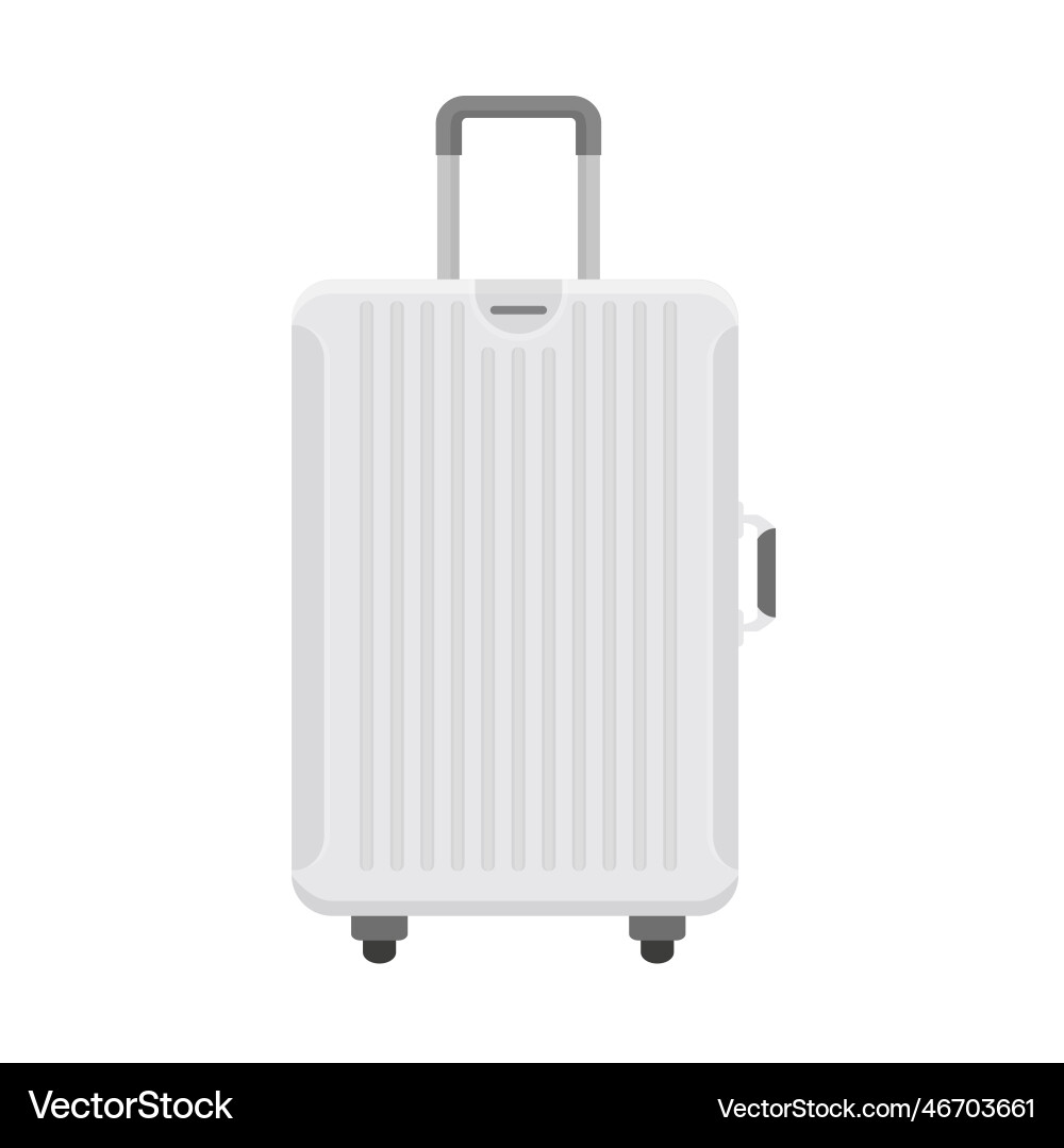 Stylish Travel Suitcase Vector Image