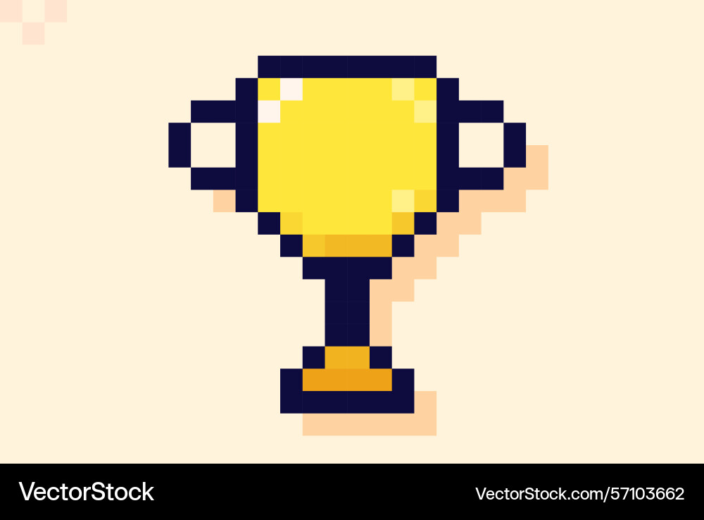 8 bit simple art icon 8 bit simple art icon Vector Image