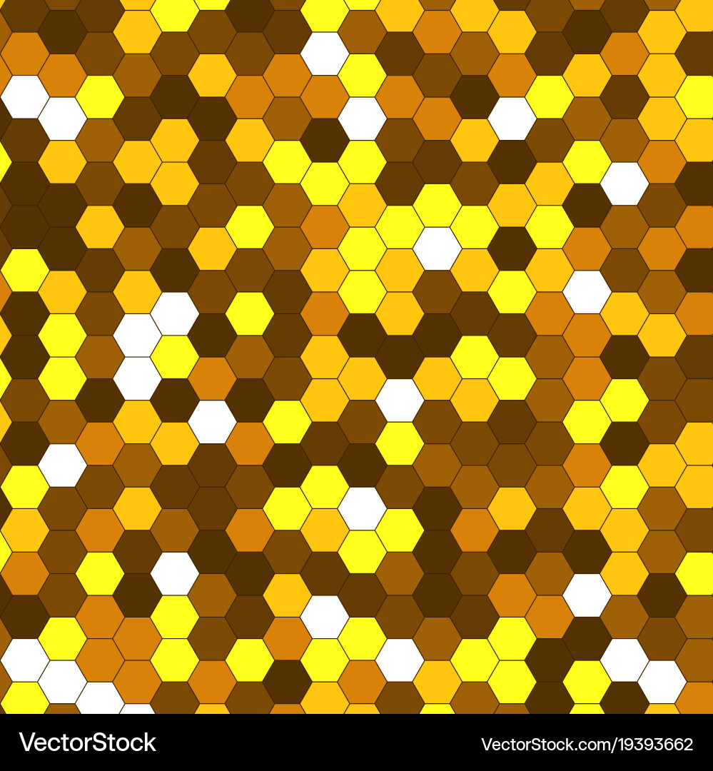 Abstract background of multicolored hexagon vector image