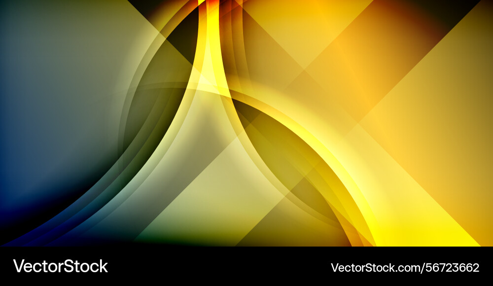 Abstract composition flowing shapes intersect Abstract composition flowing shapes intersect vector image