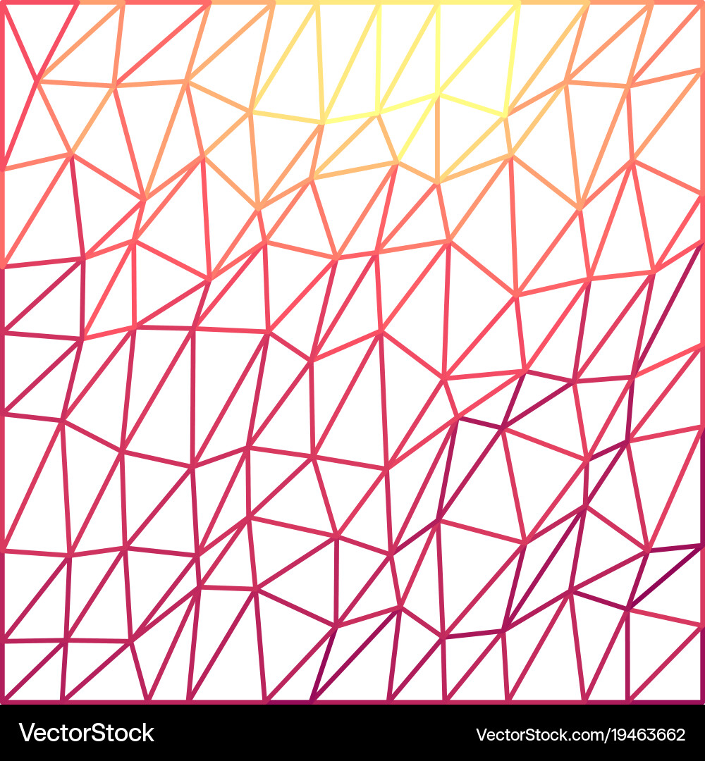 Abstract triangular mosaic background vector image