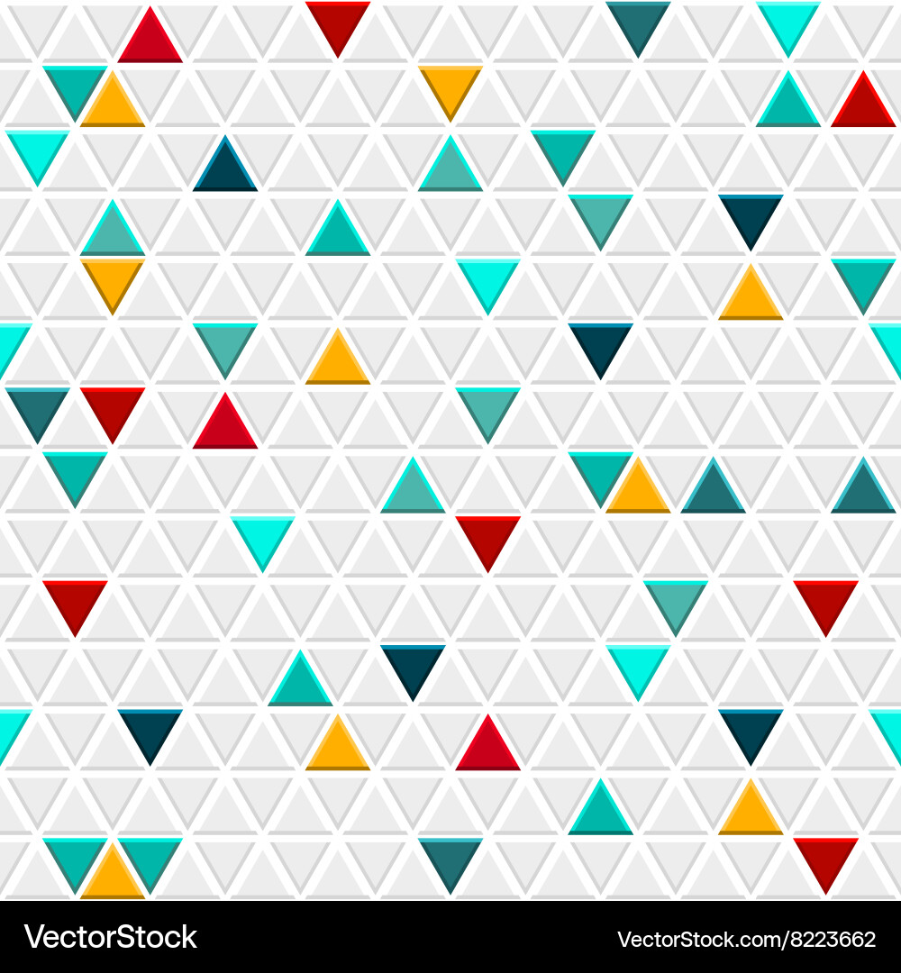 Geometric Triangle Pattern vector image