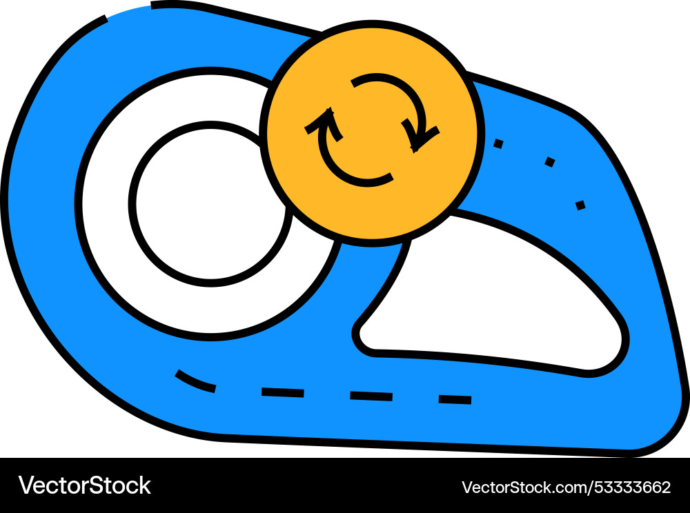 Headlight replacement icon color Royalty Free Vector Image