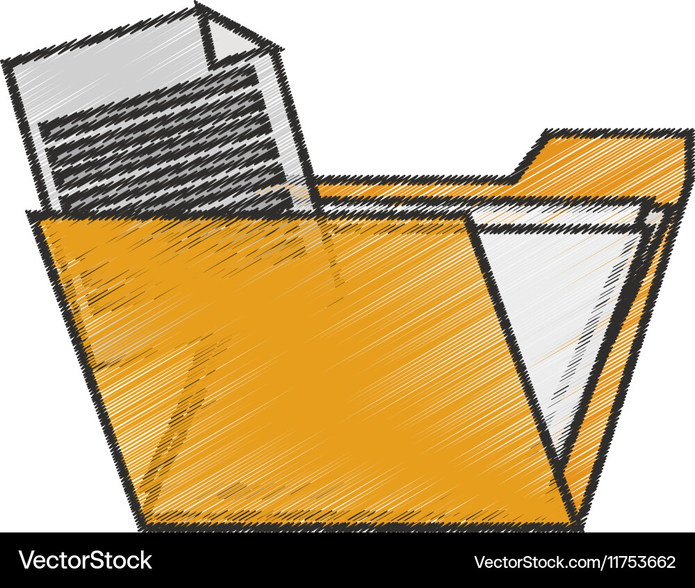 Isolated file design Vector Image