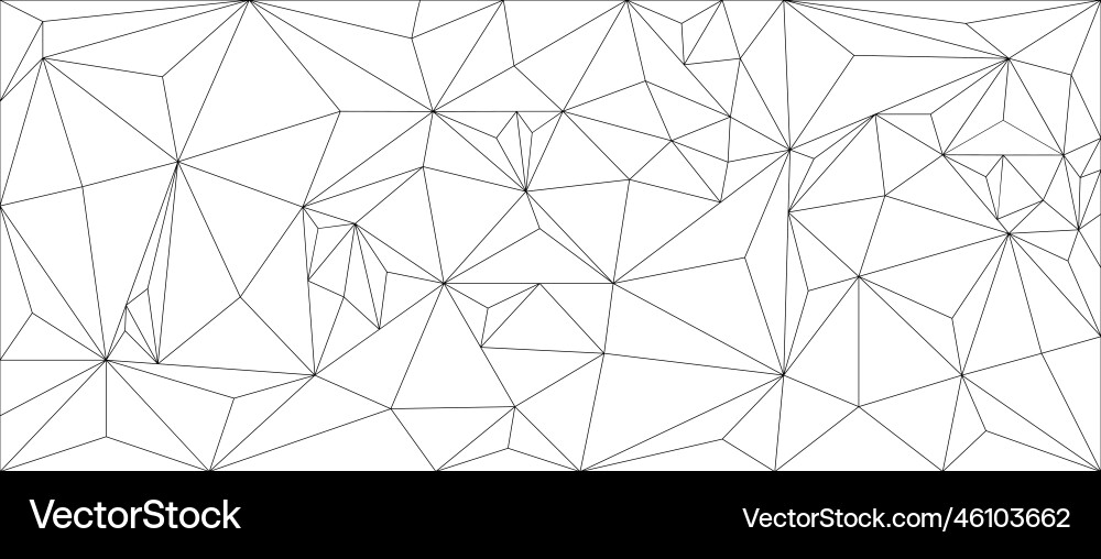 Network polygonal mesh background crystal design Vector Image