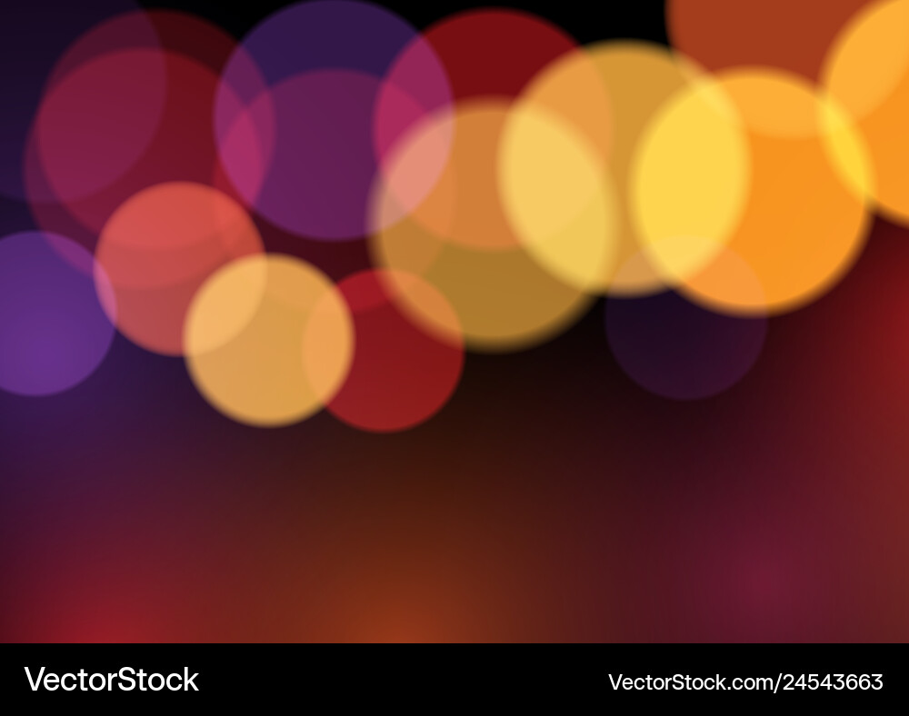 Abstract bokeh lights background vector image