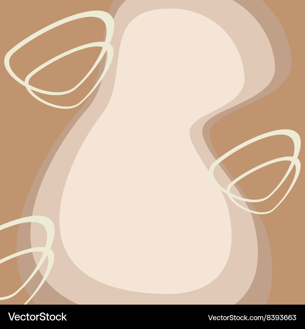 Abstract Rounded Shapes Background vector image