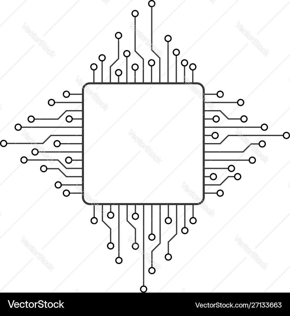 Abstract technology frame Abstract technology frame vector image