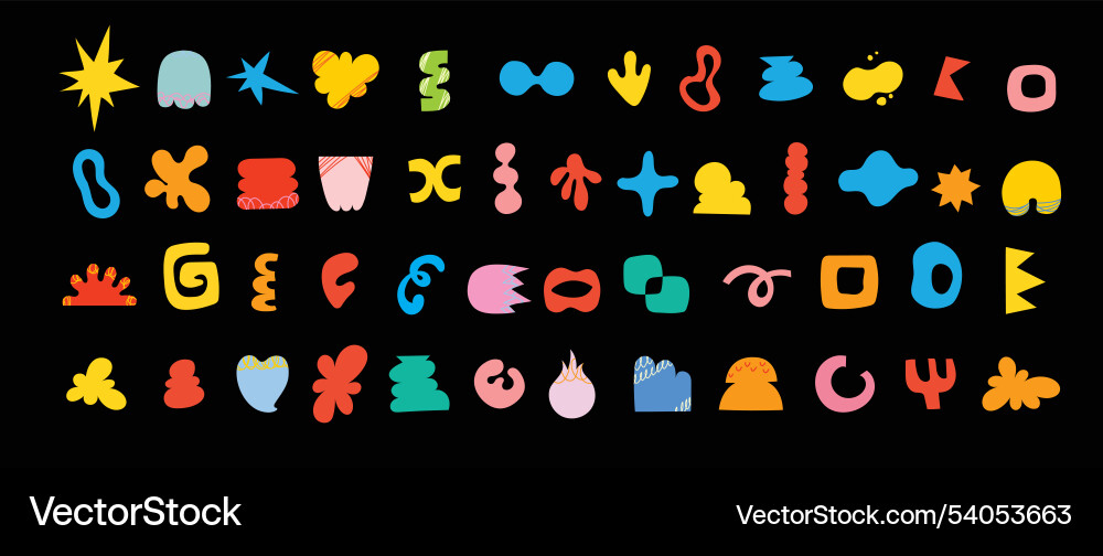 Brutalist shapes for minimal style design Brutalist shapes for minimal style design Vector Image