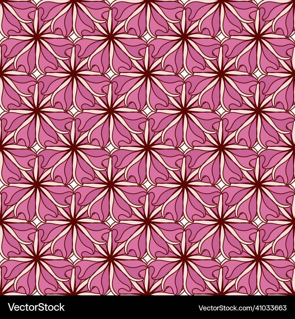 Flower pattern background in abstract style Flower pattern background in abstract style vector image