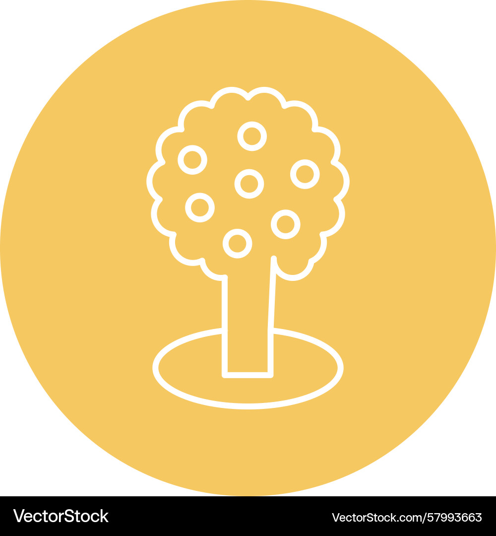 Fruit Tree Collection - Multi Circle Vector Image