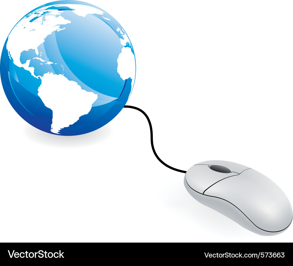 Global Network Concept vector image