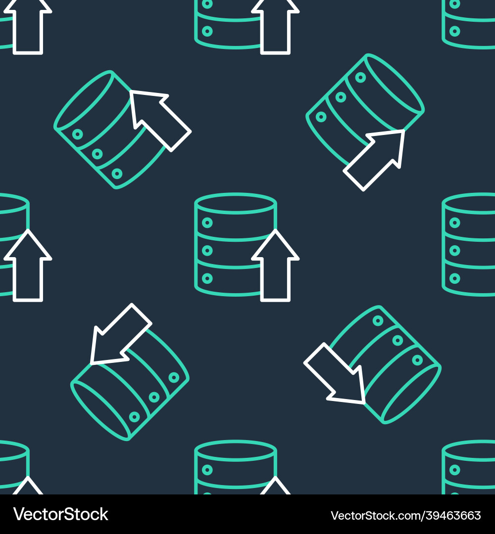 Line server data web hosting icon isolated Line server data web hosting icon isolated Vector Image