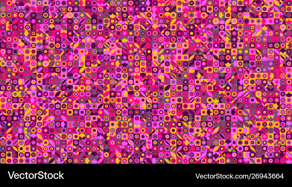 Colorful abstract random curved shape pattern Vector Image