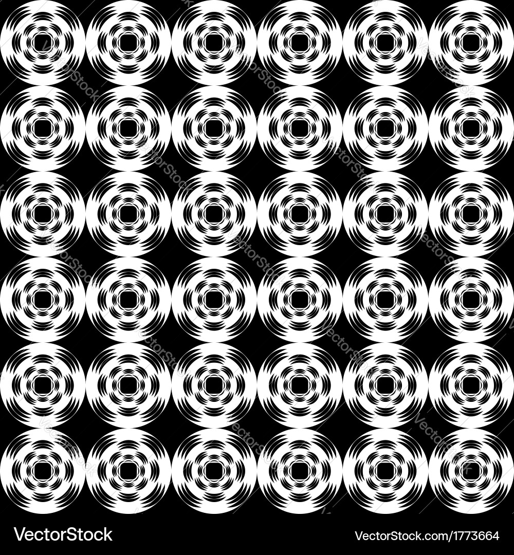 Design seamless uncolored abstract pattern vector image