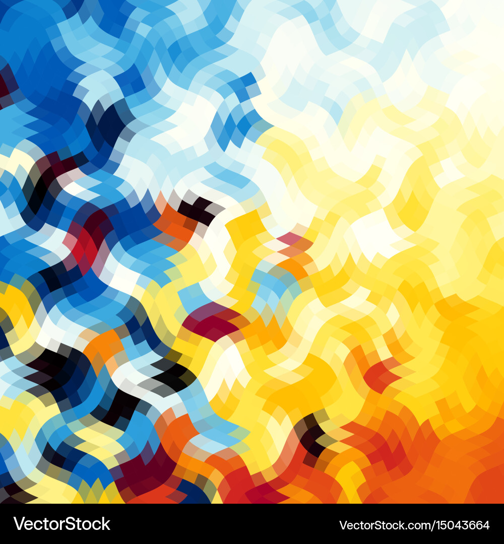 Geometric abstract pattern Vector Image