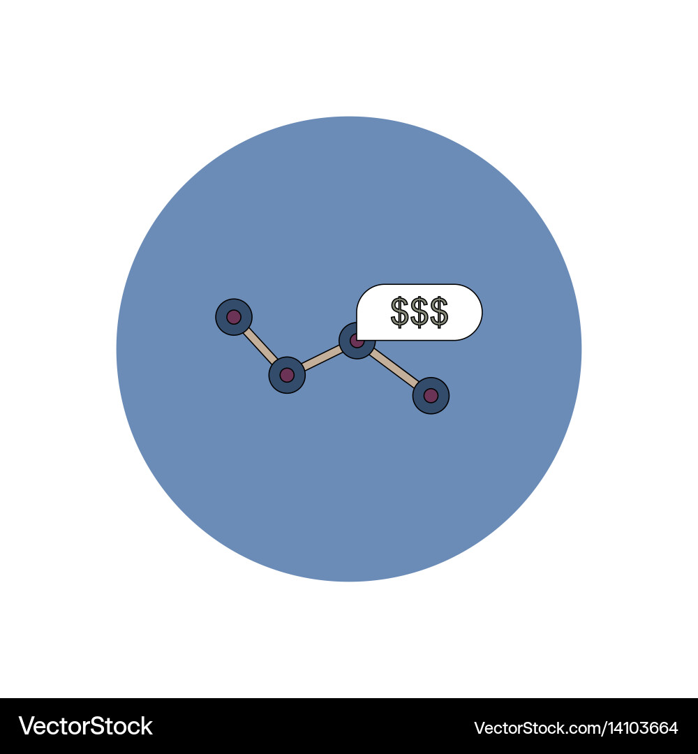 In flat design of progress vector image