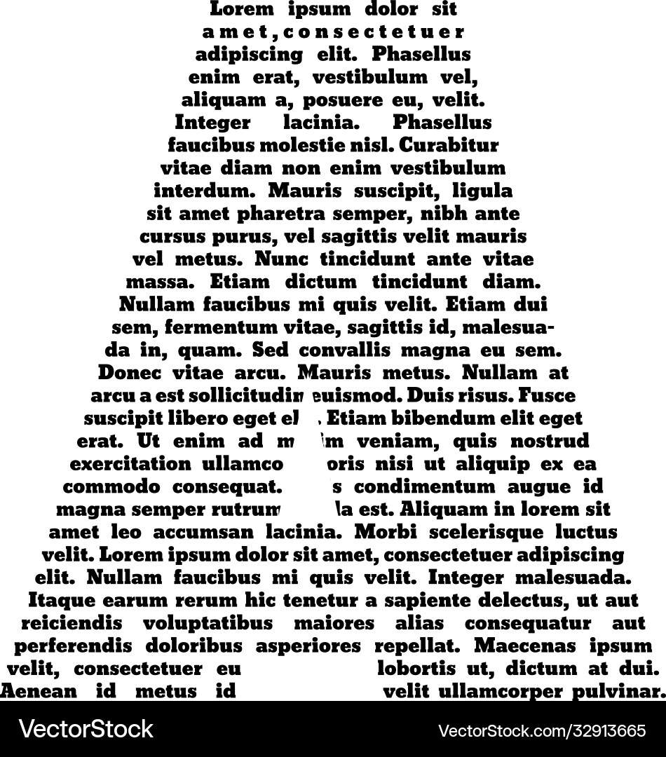 A letter containing random text inside on white A letter containing random text inside on white vector image