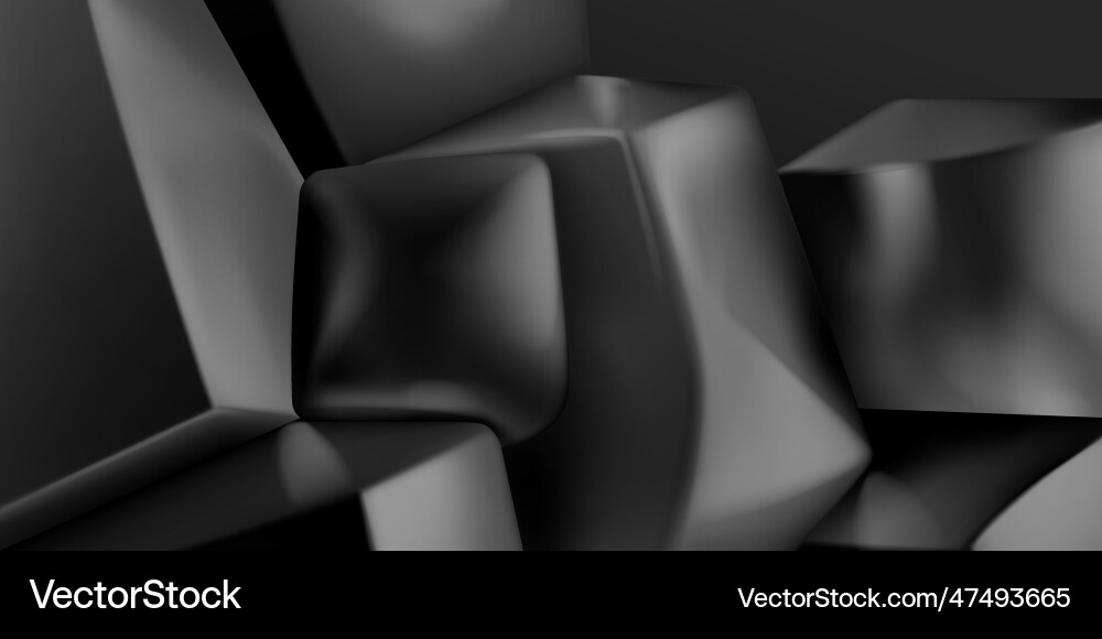 Abstract background of 3d shapes Abstract background of 3d shapes vector image