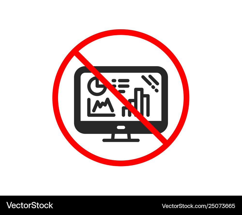 Analytics graph icon column chart sign Analytics graph icon column chart sign vector image