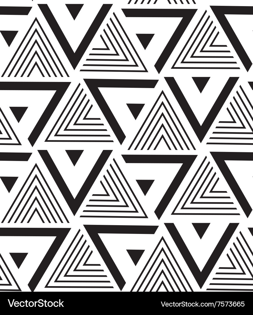 Modern Triangle Pattern Vector Image