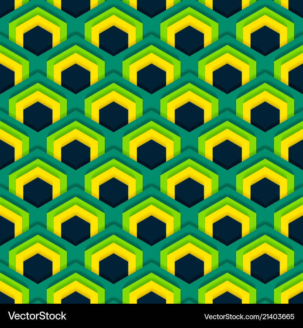 Seamless abstract pattern of hexagons Seamless abstract pattern of hexagons vector image