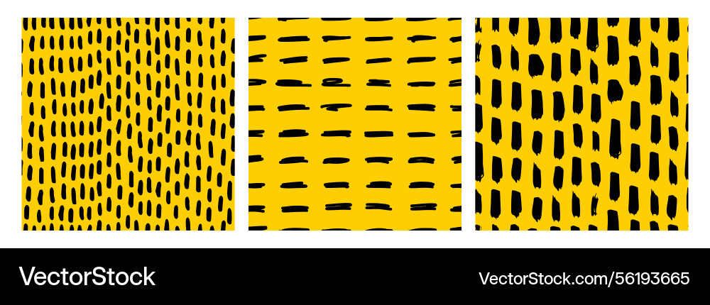 Seamless small dash pattern with brush strokes Seamless small dash pattern with brush strokes vector image