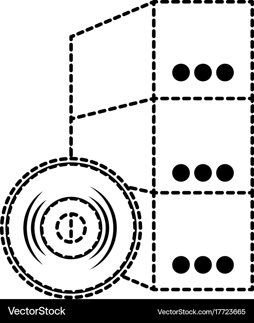 Software installation disk and box Vector Image