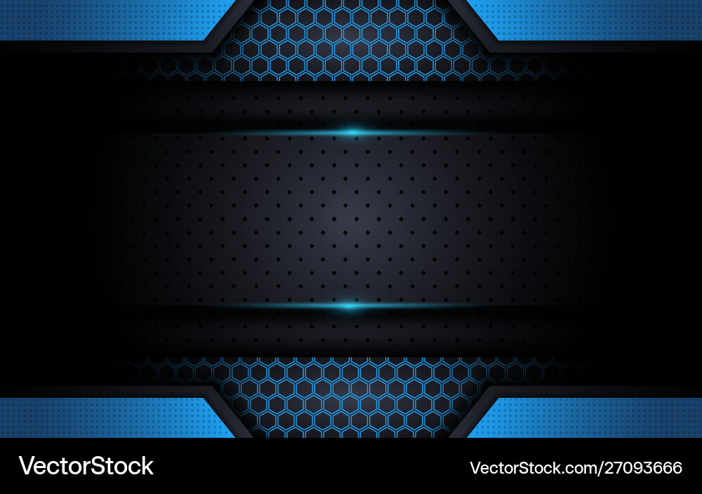 Modern tech blue background with abstract style Modern tech blue background with abstract style Vector Image