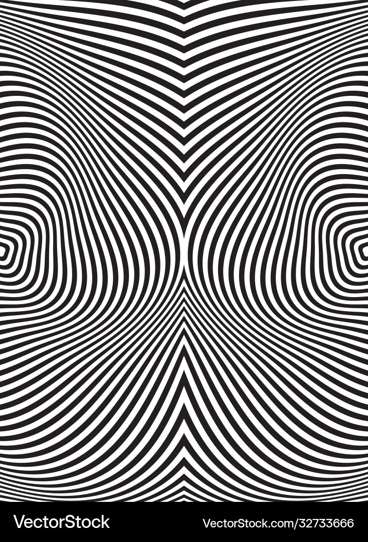Monochrome waves and forms background vector image