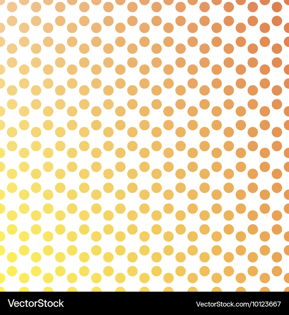 Dotted background in hexagonal arrangement Vector Image