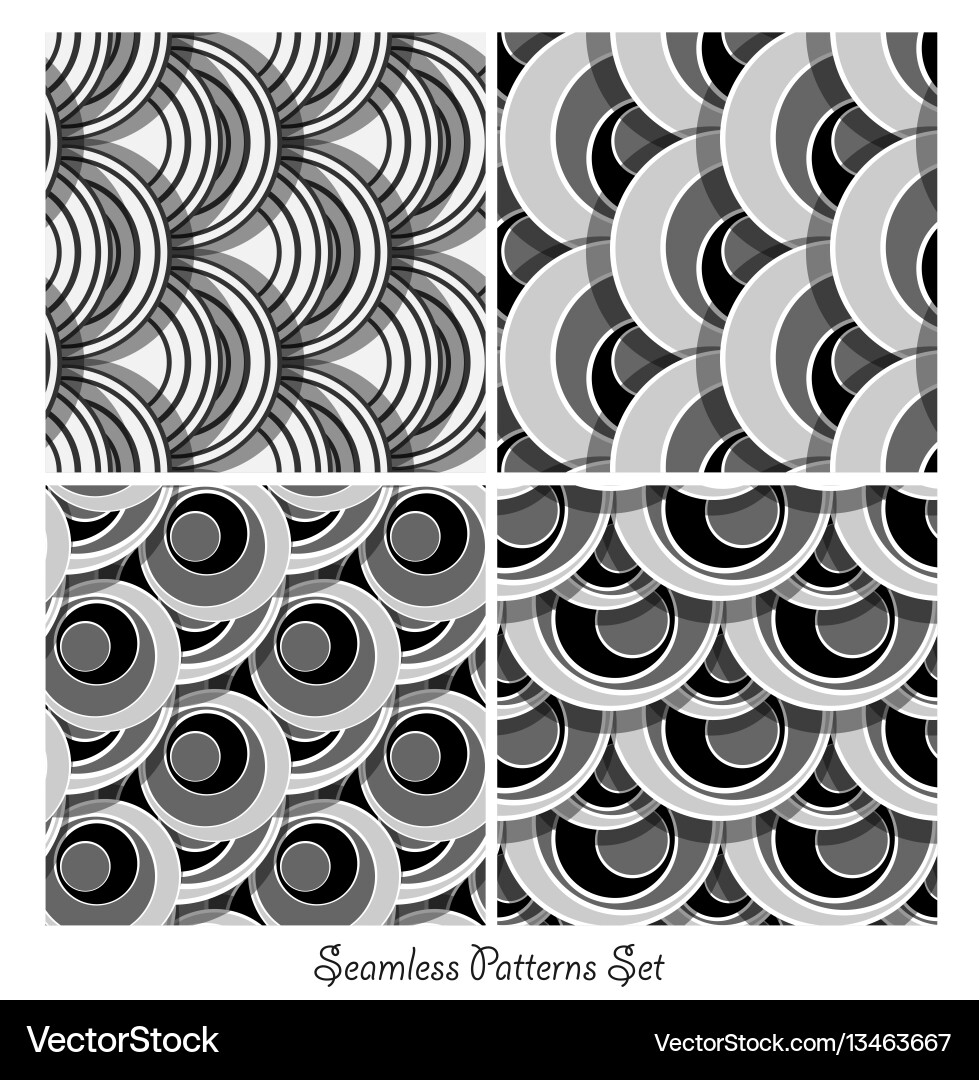 Seamless patterns Seamless patterns vector image