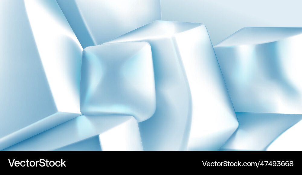 Abstract background of 3d shapes Abstract background of 3d shapes vector image