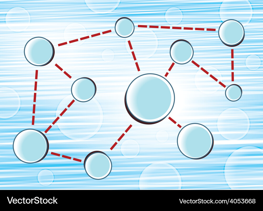 Abstract graph vector image
