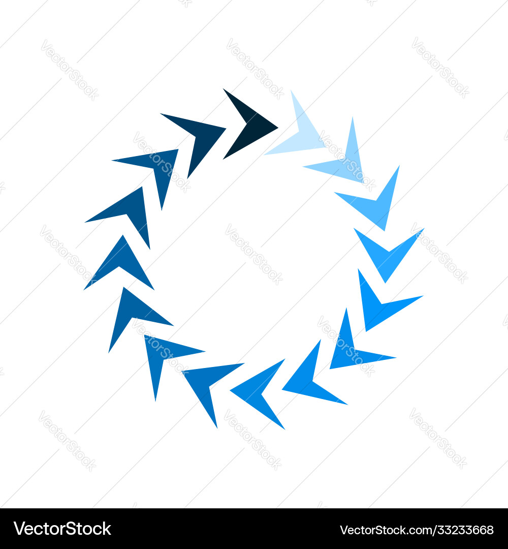 Circle loader wait load spinning preloader Vector Image