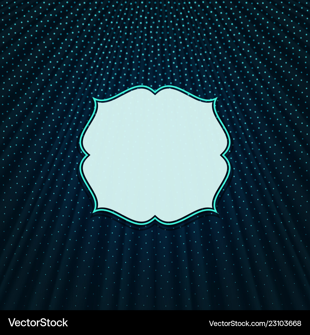 Frame on a blue textile background Frame on a blue textile background vector image