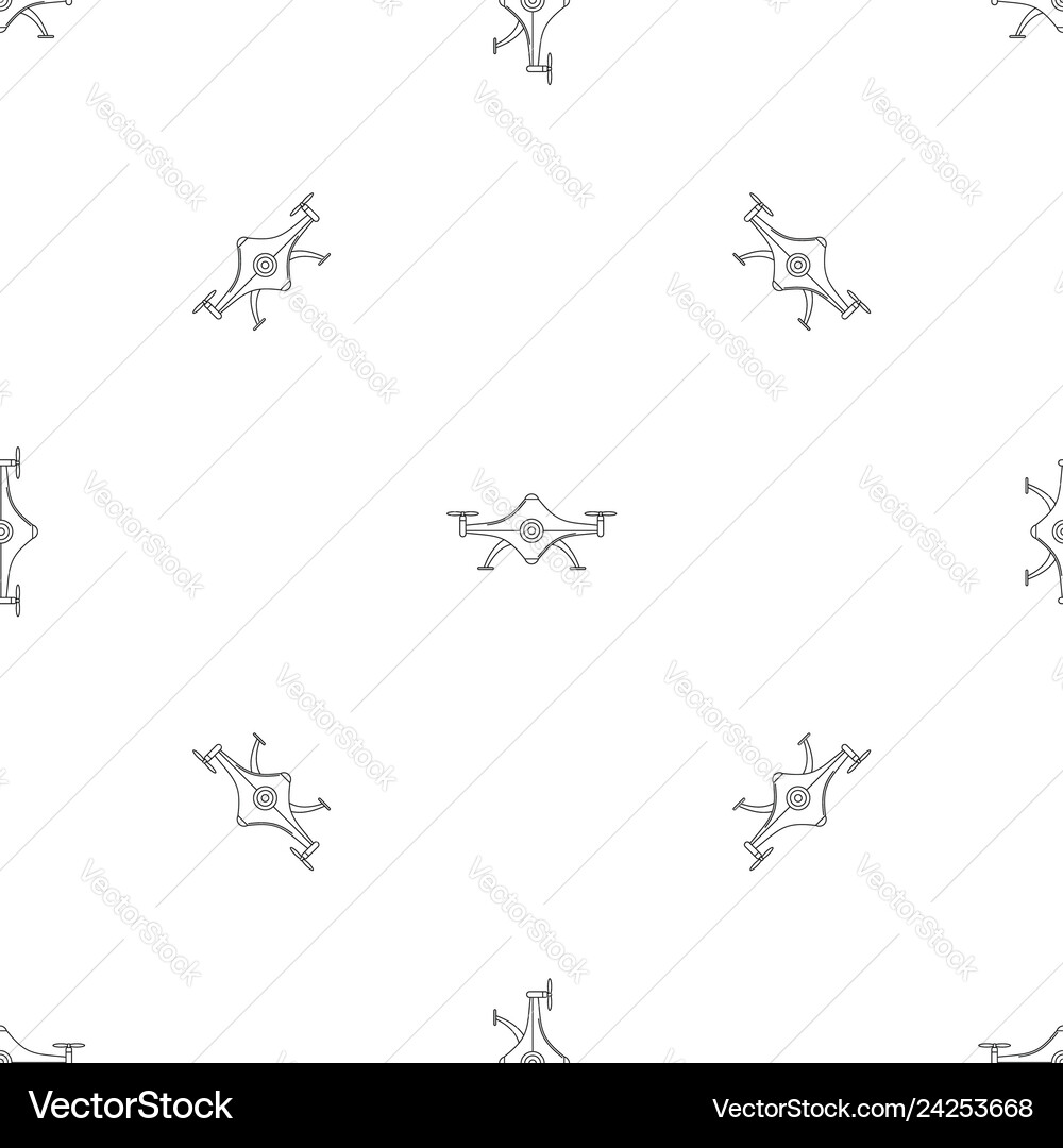 Futuristic drone pattern seamless Futuristic drone pattern seamless vector image