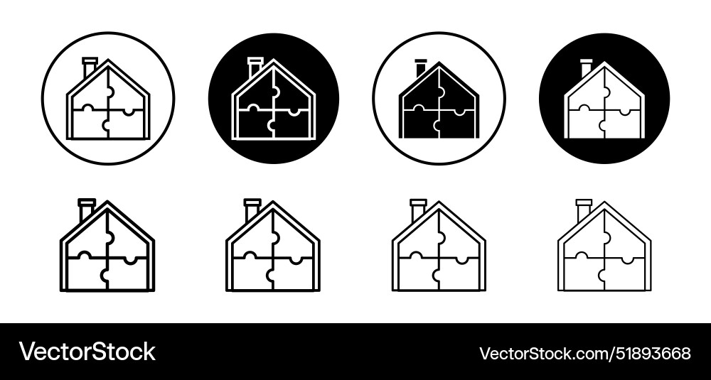 Modular house icon set collection for web Modular house icon set collection for web Vector Image