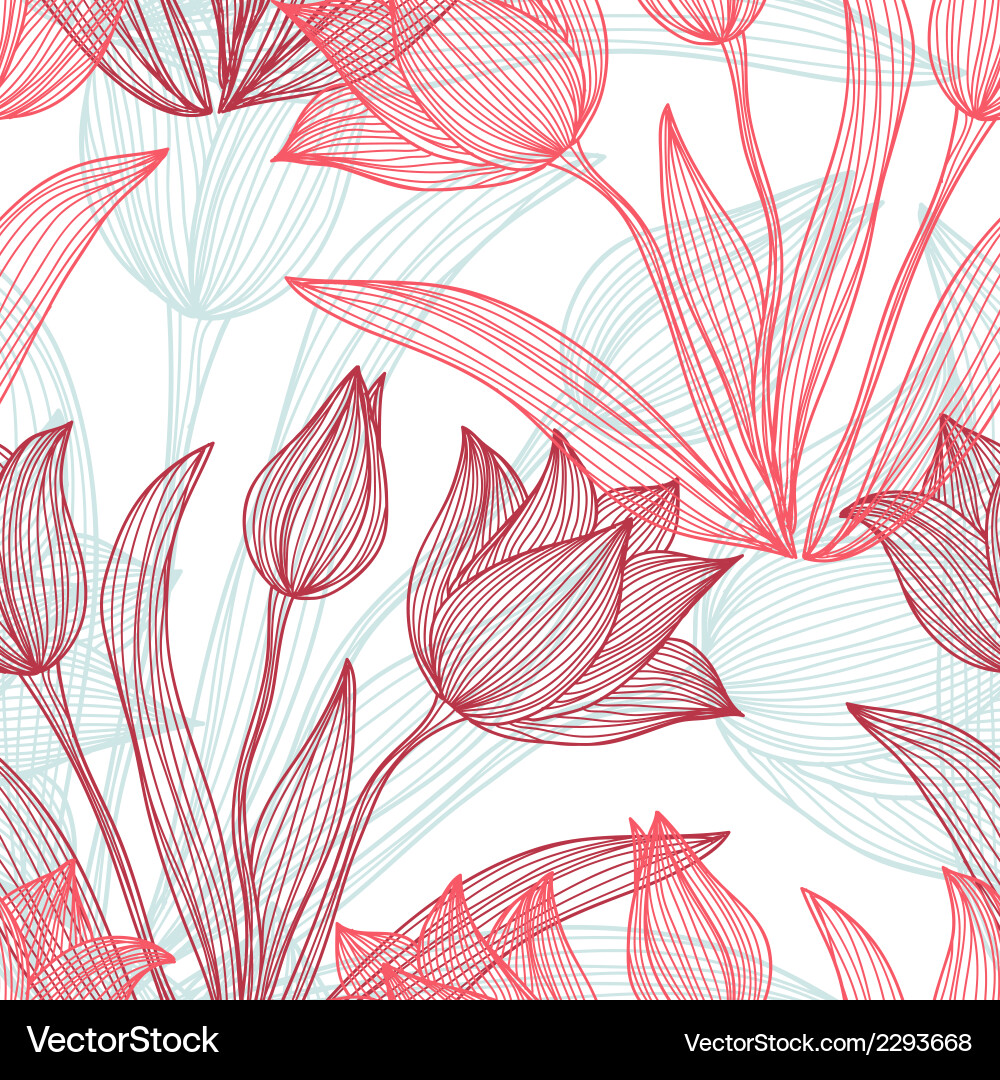 Seamless pattern vector image