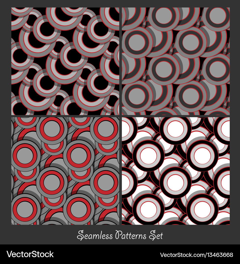 Seamless patterns Seamless patterns vector image