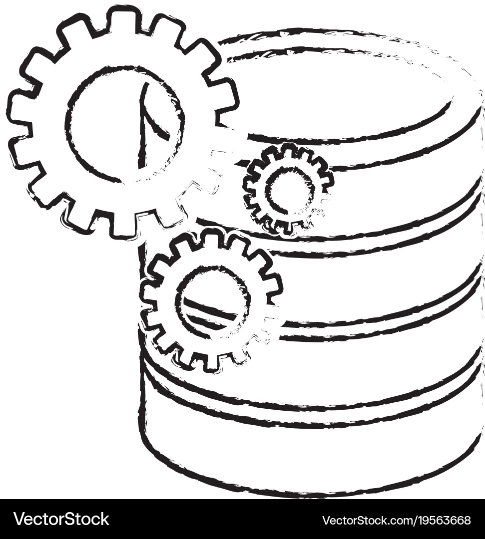 Web hosting design vector image
