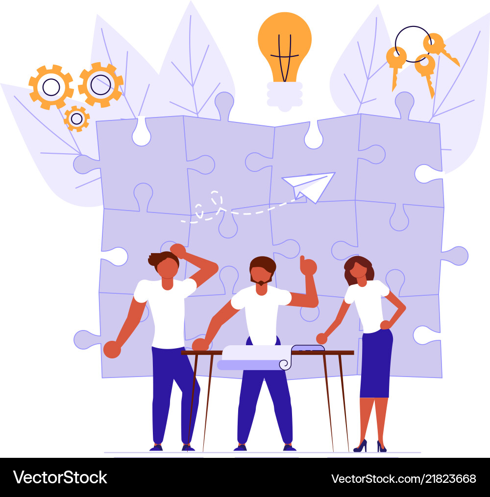 Workflow management concept Workflow management concept vector image